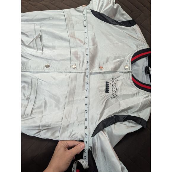 Disney parks Her Universe satin bomber style jacket Star Wars Captain Phasma XL - Picture 8 of 11